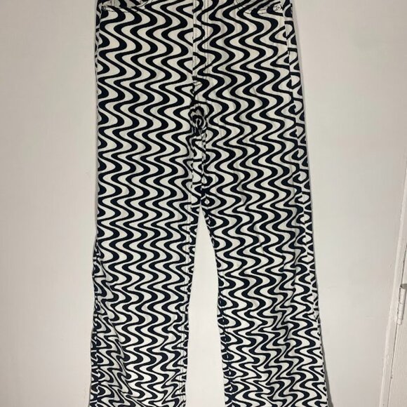H&M Wide Leg Twill Pants - Picture 2 of 6